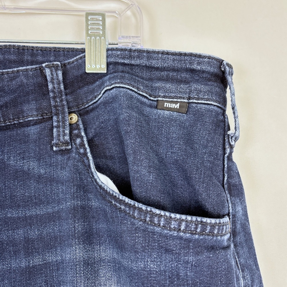 Mavi Marcus Men's Jeans 38x34 Dark Wash Slim Straight Classic Modern Denim - Picture 4 of 16